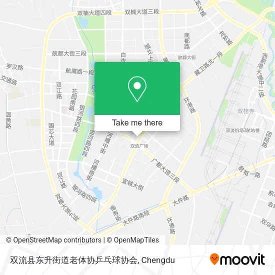 双流县东升街道老体协乒乓球协会 map