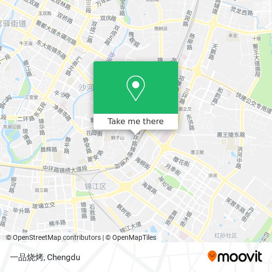 一品烧烤 map