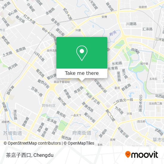 茶店子西口 map