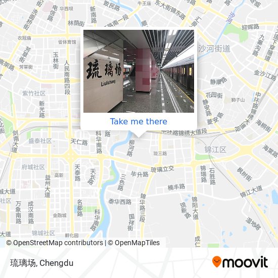 琉璃场 map