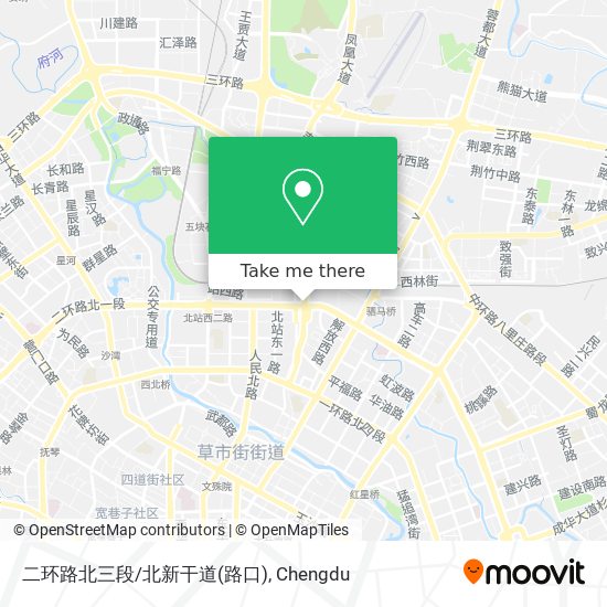 二环路北三段/北新干道(路口) map