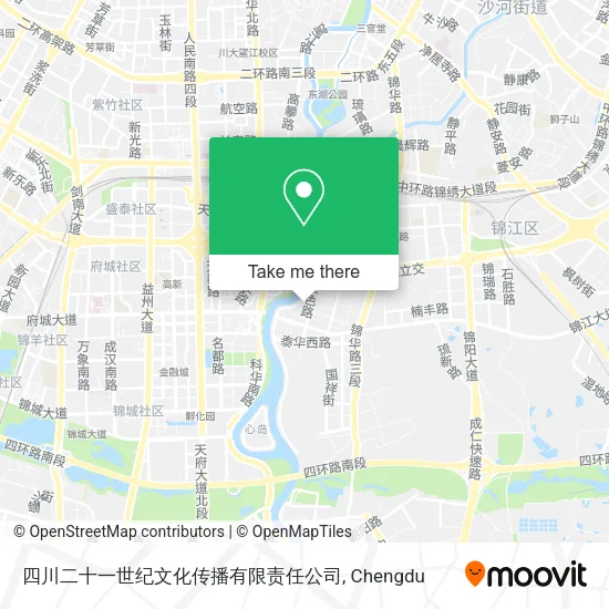 四川二十一世纪文化传播有限责任公司 map