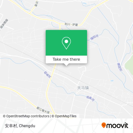 安阜村 map