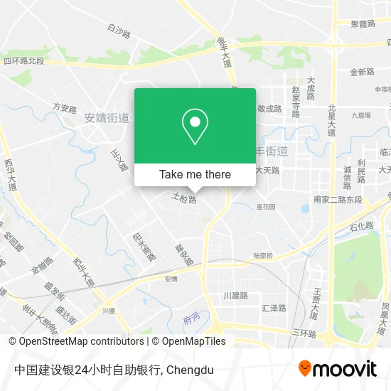 中国建设银24小时自助银行 map
