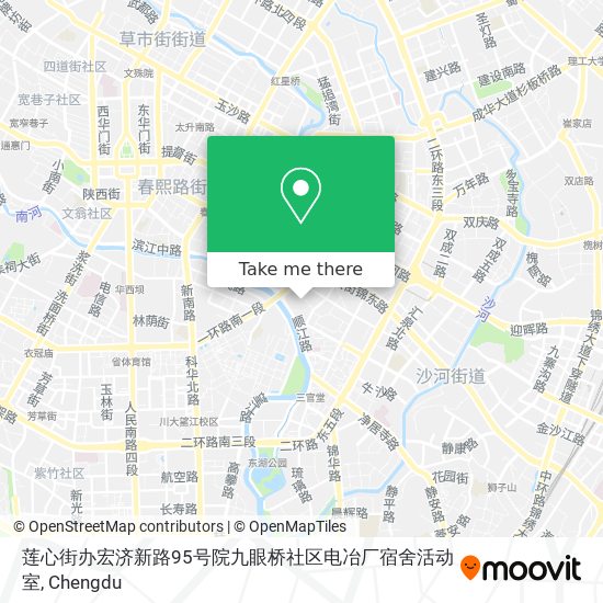 莲心街办宏济新路95号院九眼桥社区电冶厂宿舍活动室 map