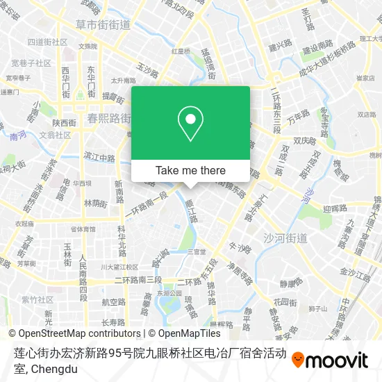 莲心街办宏济新路95号院九眼桥社区电冶厂宿舍活动室 map