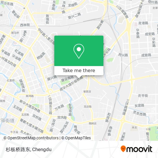 杉板桥路东 map