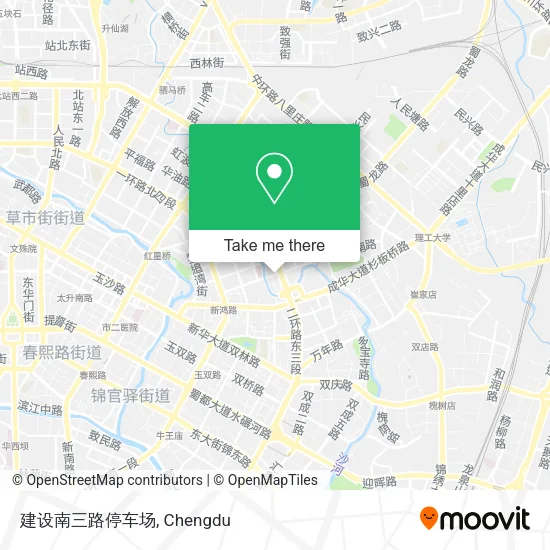 建设南三路停车场 map