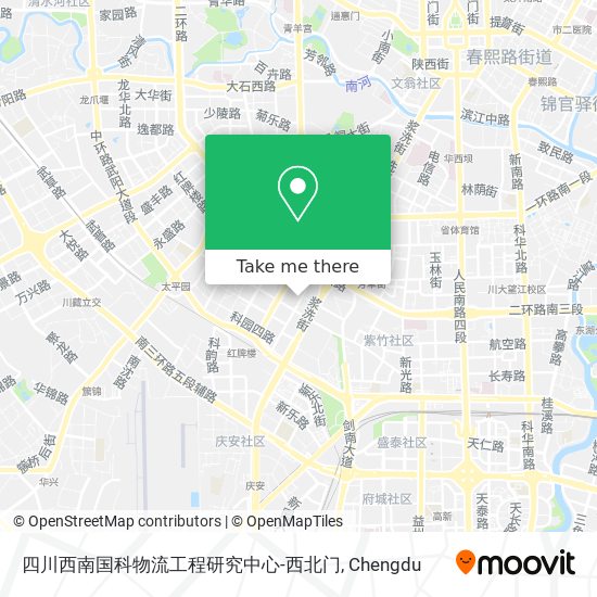 四川西南国科物流工程研究中心-西北门 map