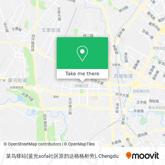 菜鸟驿站(蓝光sofa社区原韵达格格柜旁) map