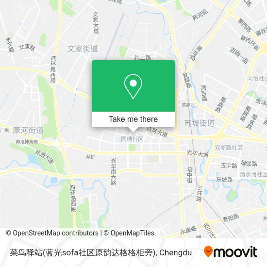 菜鸟驿站(蓝光sofa社区原韵达格格柜旁) map