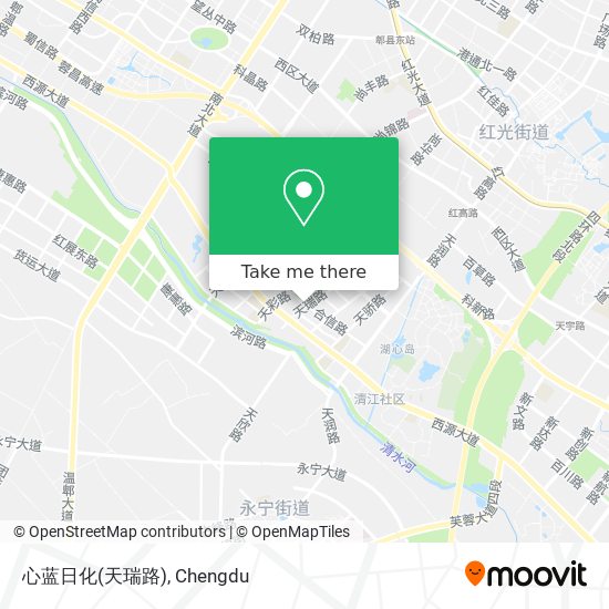 心蓝日化(天瑞路) map