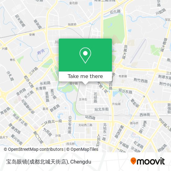 宝岛眼镜(成都北城天街店) map