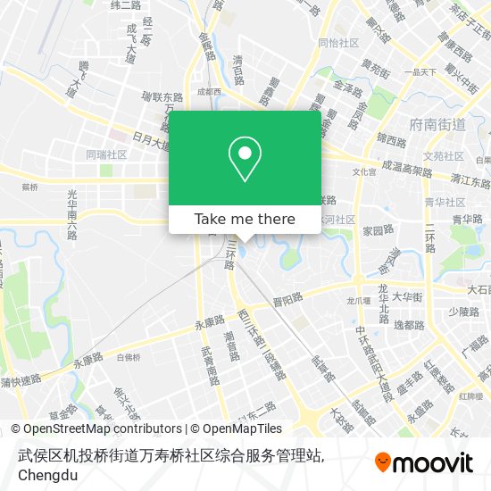 武侯区机投桥街道万寿桥社区综合服务管理站 map