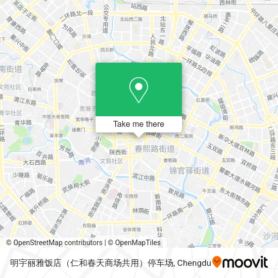 明宇丽雅饭店（仁和春天商场共用）停车场 map