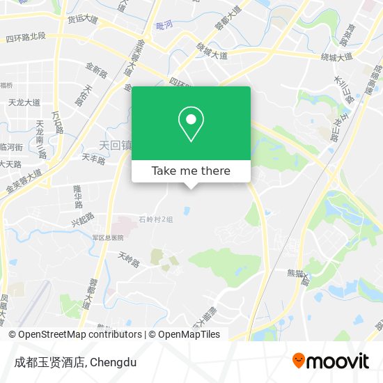 成都玉贤酒店 map