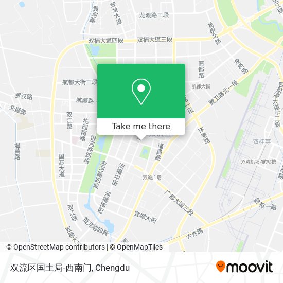 双流区国土局-西南门 map