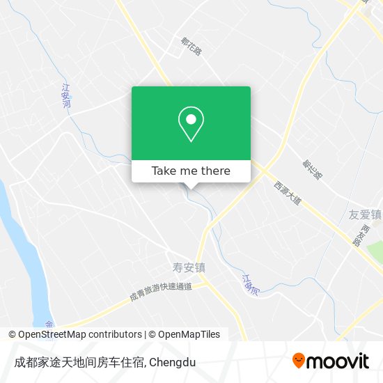 成都家途天地间房车住宿 map