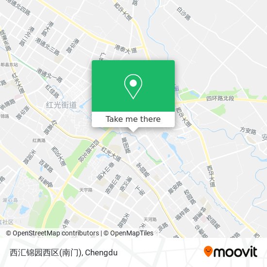 西汇锦园西区(南门) map