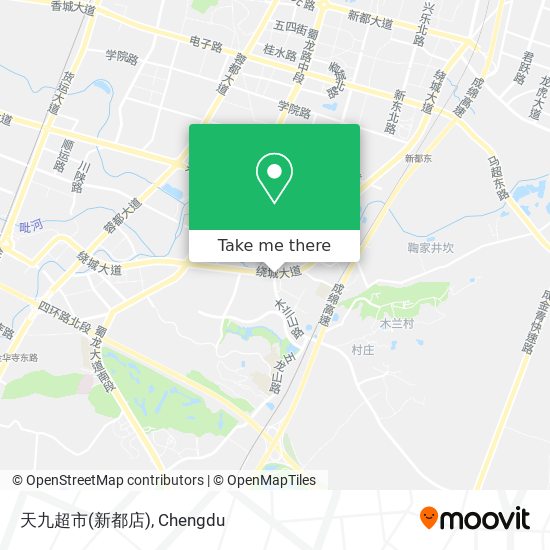 天九超市(新都店) map