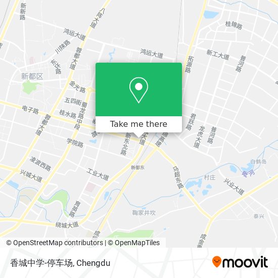 香城中学-停车场 map