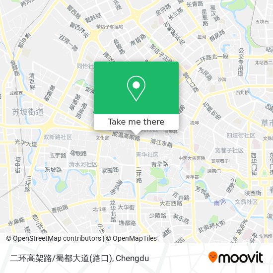 二环高架路/蜀都大道(路口) map