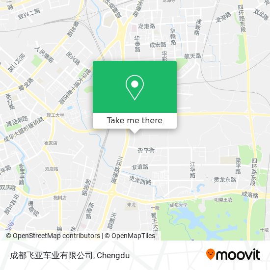 成都飞亚车业有限公司 map