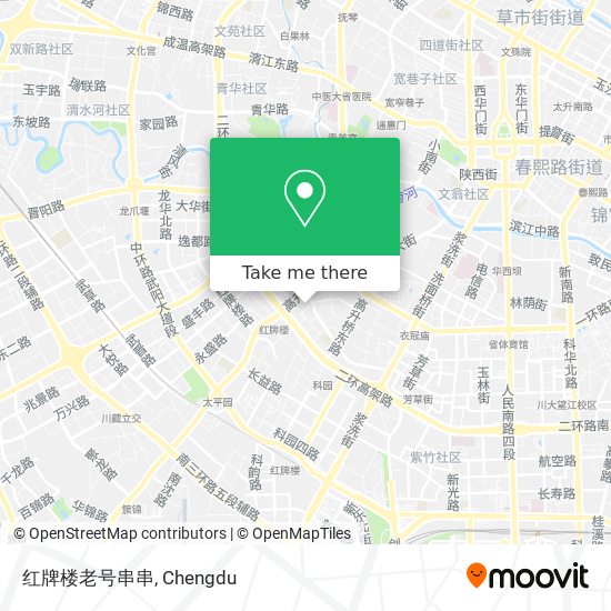 红牌楼老号串串 map