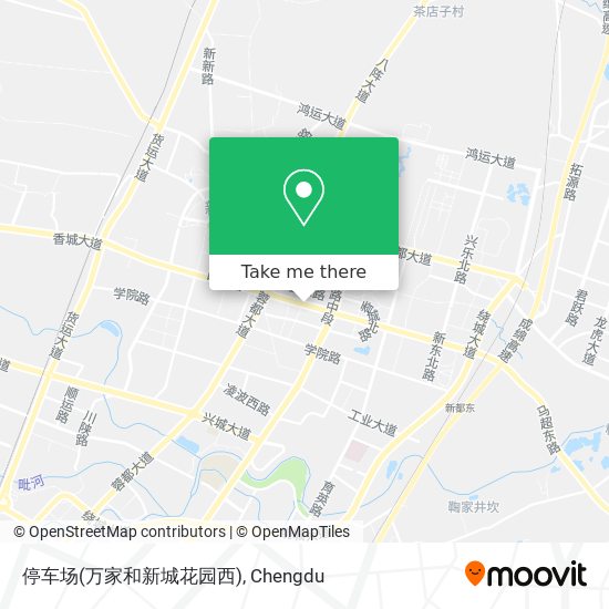 停车场(万家和新城花园西) map