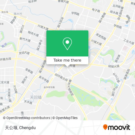 天公堰 map