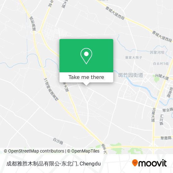 成都雅胜木制品有限公-东北门 map