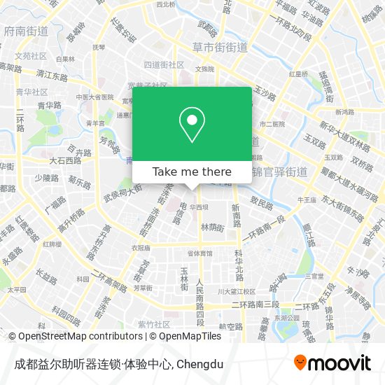 成都益尔助听器连锁·体验中心 map