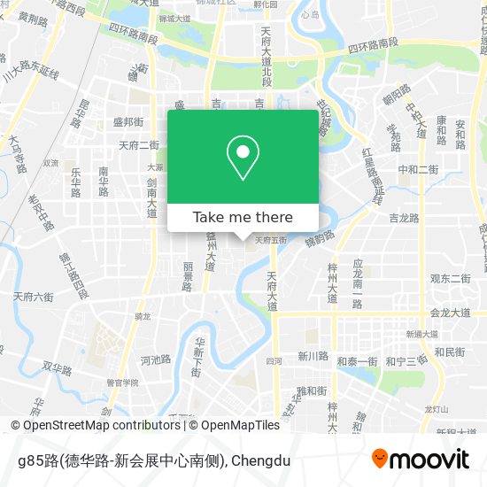 g85路(德华路-新会展中心南侧) map