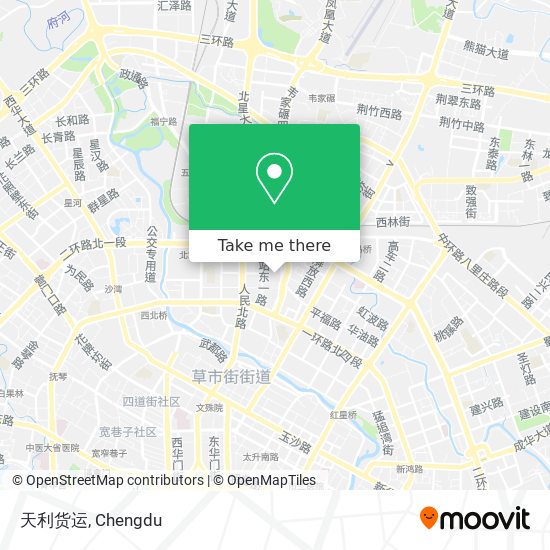 天利货运 map