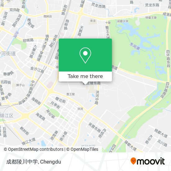 成都陵川中学 map