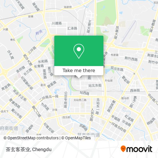 茶玄客茶业 map