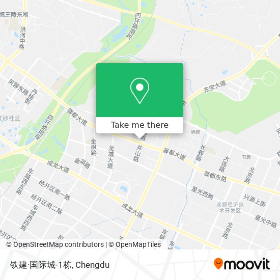 铁建·国际城-1栋 map