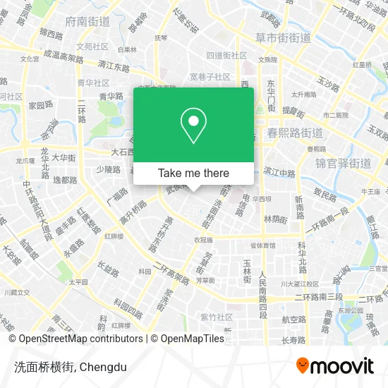洗面桥横街 map