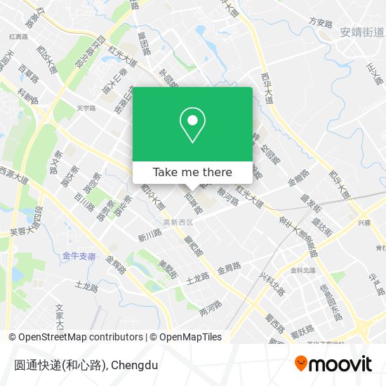 圆通快递(和心路) map