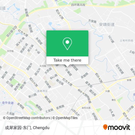 成犀家园-东门 map