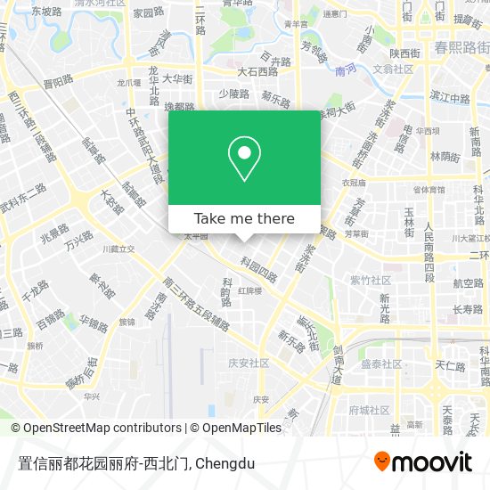 置信丽都花园丽府-西北门 map