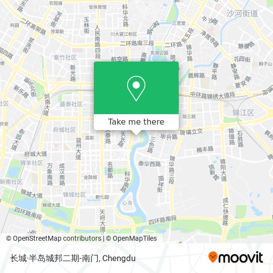 长城·半岛城邦二期-南门 map