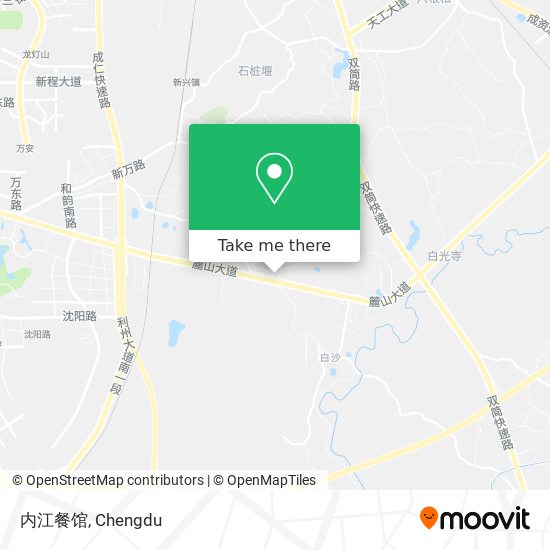 内江餐馆 map