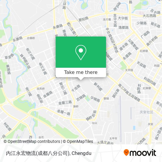 内江永宏物流(成都八分公司) map