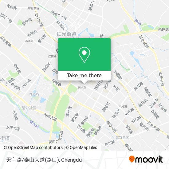 天宇路/泰山大道(路口) map