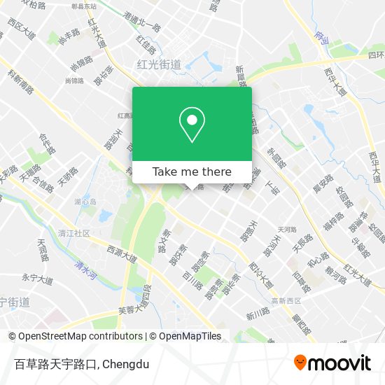 百草路天宇路口 map