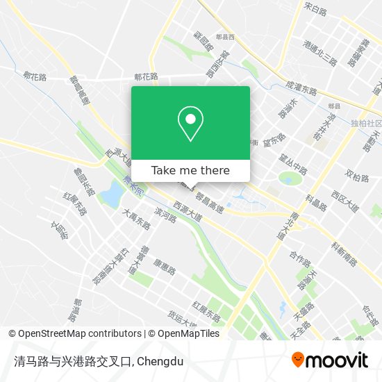 清马路与兴港路交叉口 map
