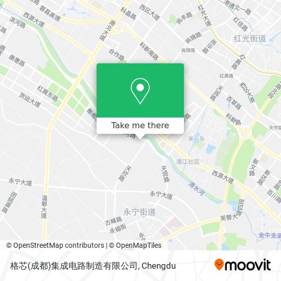 格芯(成都)集成电路制造有限公司 map