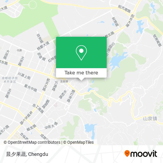 晨夕果蔬 map