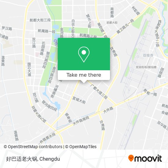 好巴适老火锅 map